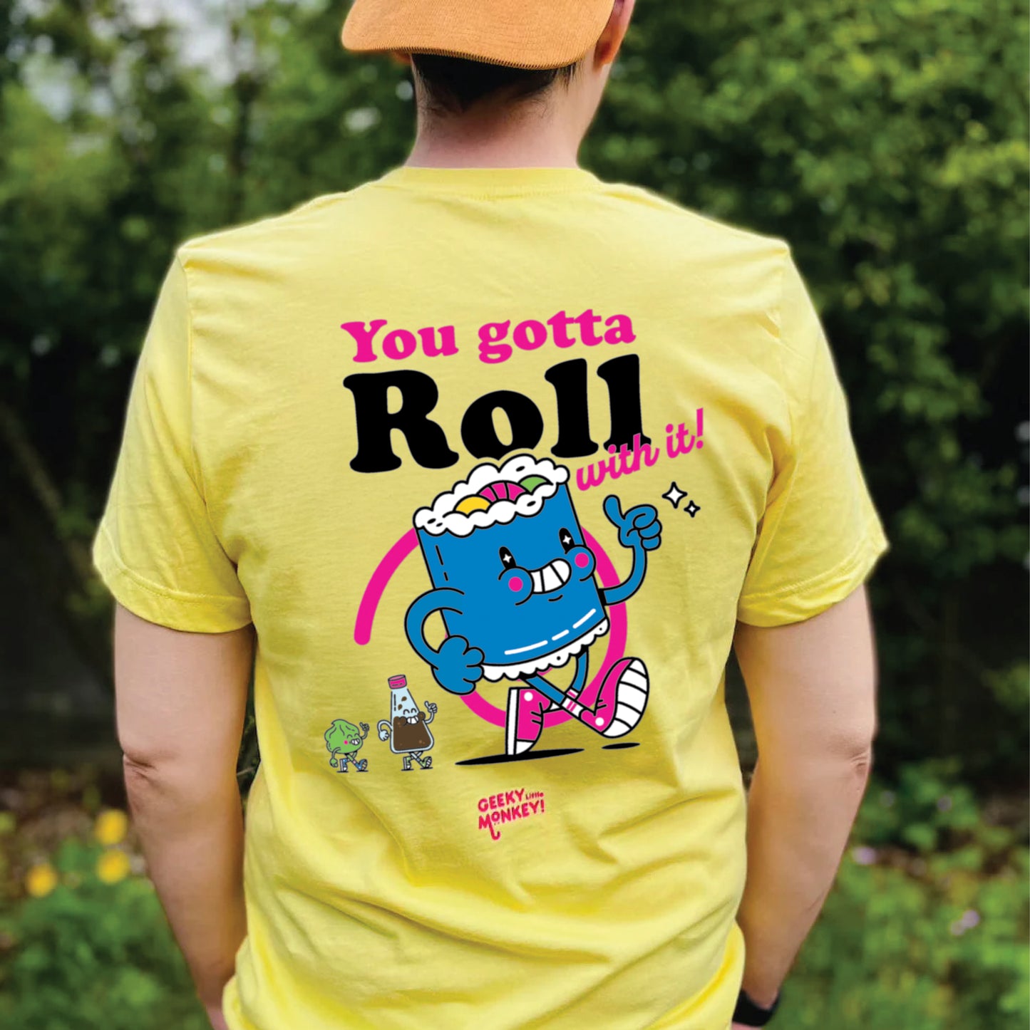 You gotta roll with it! sushi/ oasis unisex t-shirt