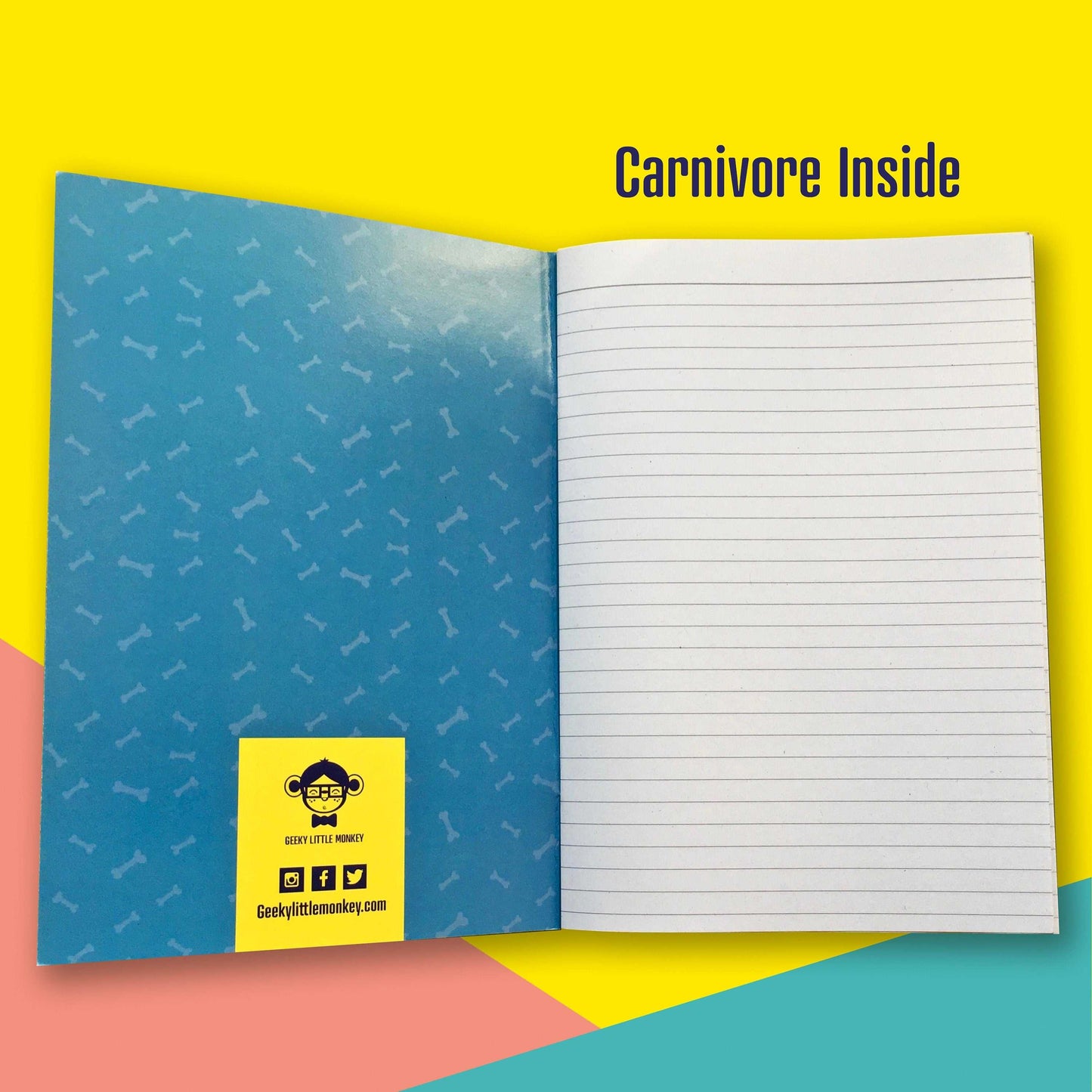 Dinosaur A5 Notebooks-Geeky Little Monkey