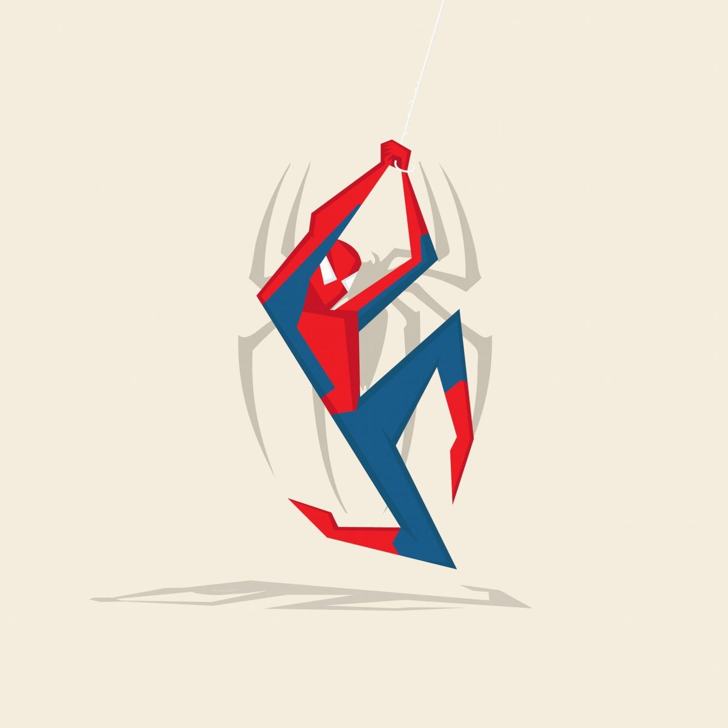 Spiderman Art Print-Geeky Little Monkey