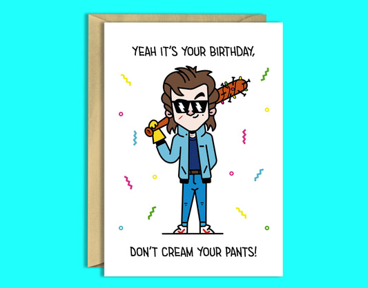 Stranger things birthday Card - Geeky Little Monkey