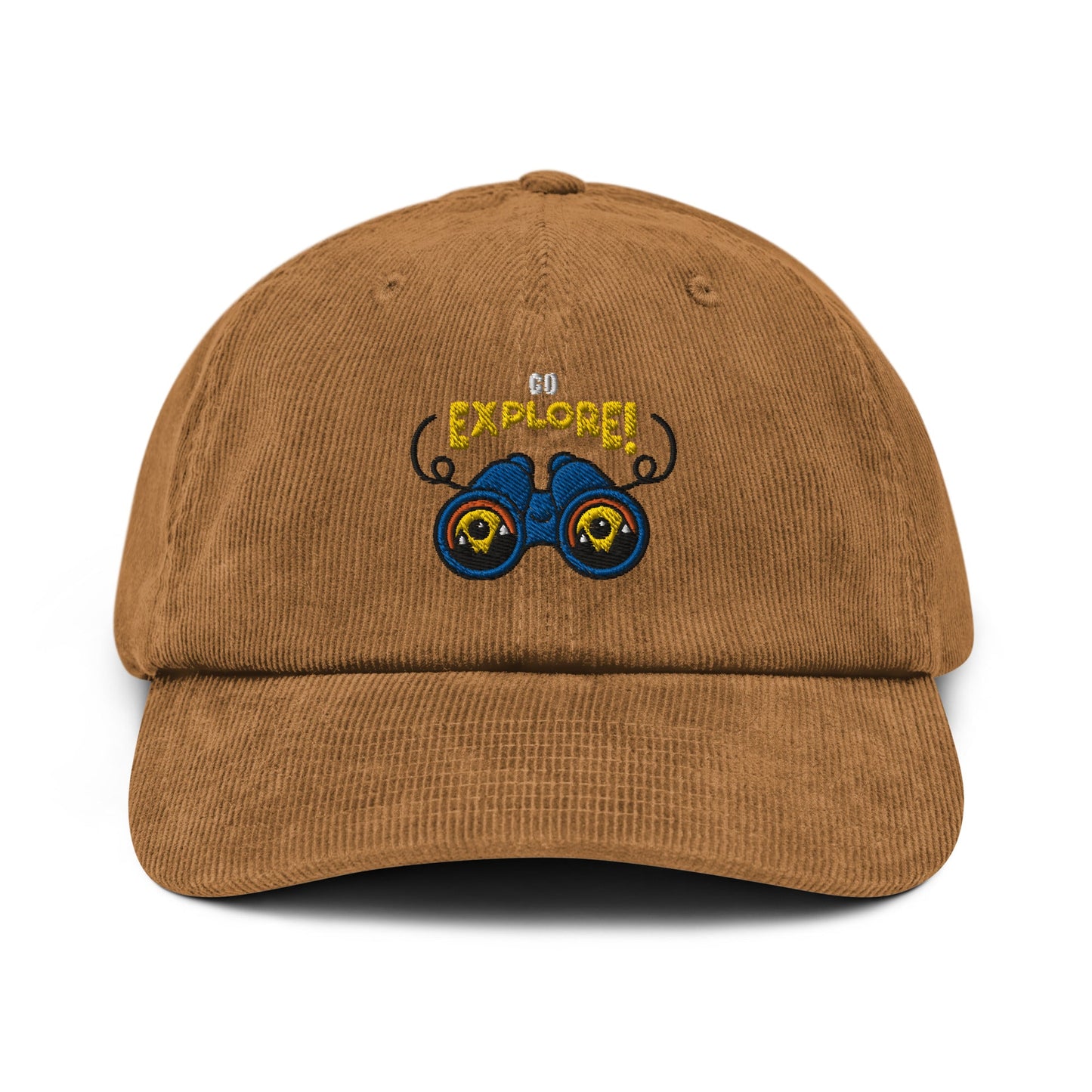 Go Explore! Cute Embroidered Cap-Geeky Little Monkey