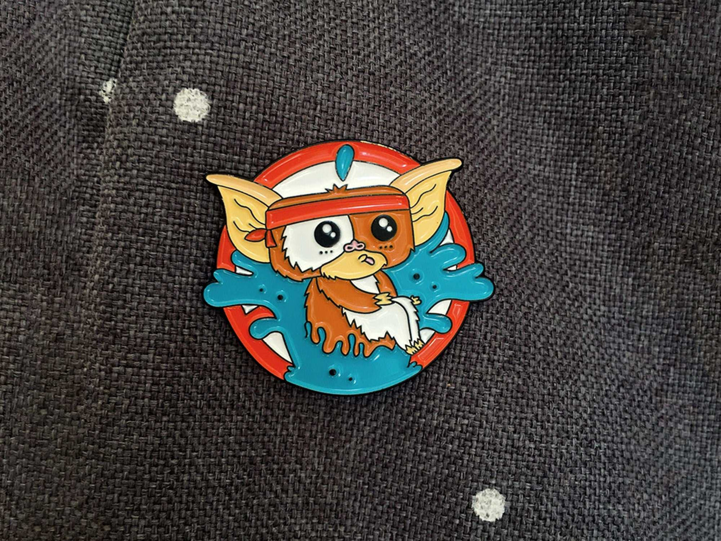 Rules are for fools Gizmo Enamel pin - Soft Enamel Pin-Geeky Little Monkey