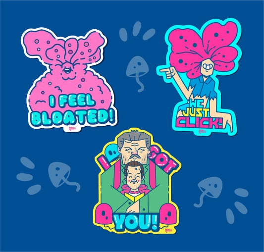 The Last of us Sticker set of 3-Geeky Little Monkey