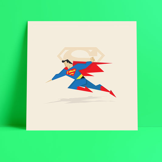 Kal Superhero Art Print-Geeky Little Monkey